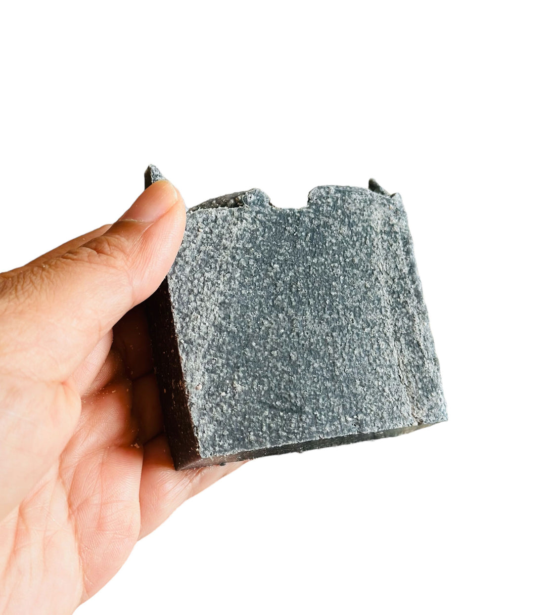 Red apple ( with charcoal ) | Exfoliating pink Himalayan salt soap bar