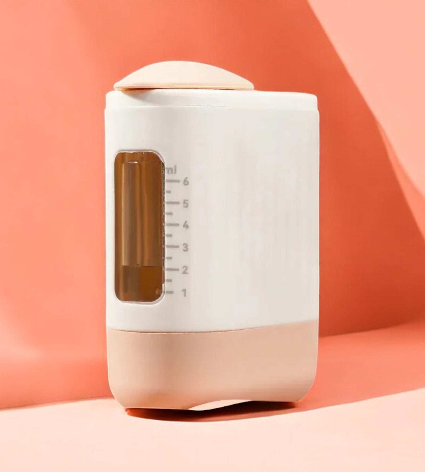 Electric scalp massager/liquid diffuser with red light