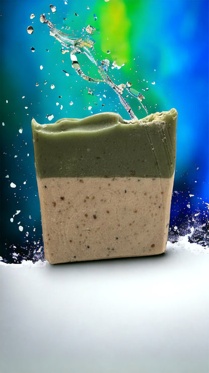 Black African Soap & Moringa Handmade Soap with Oat