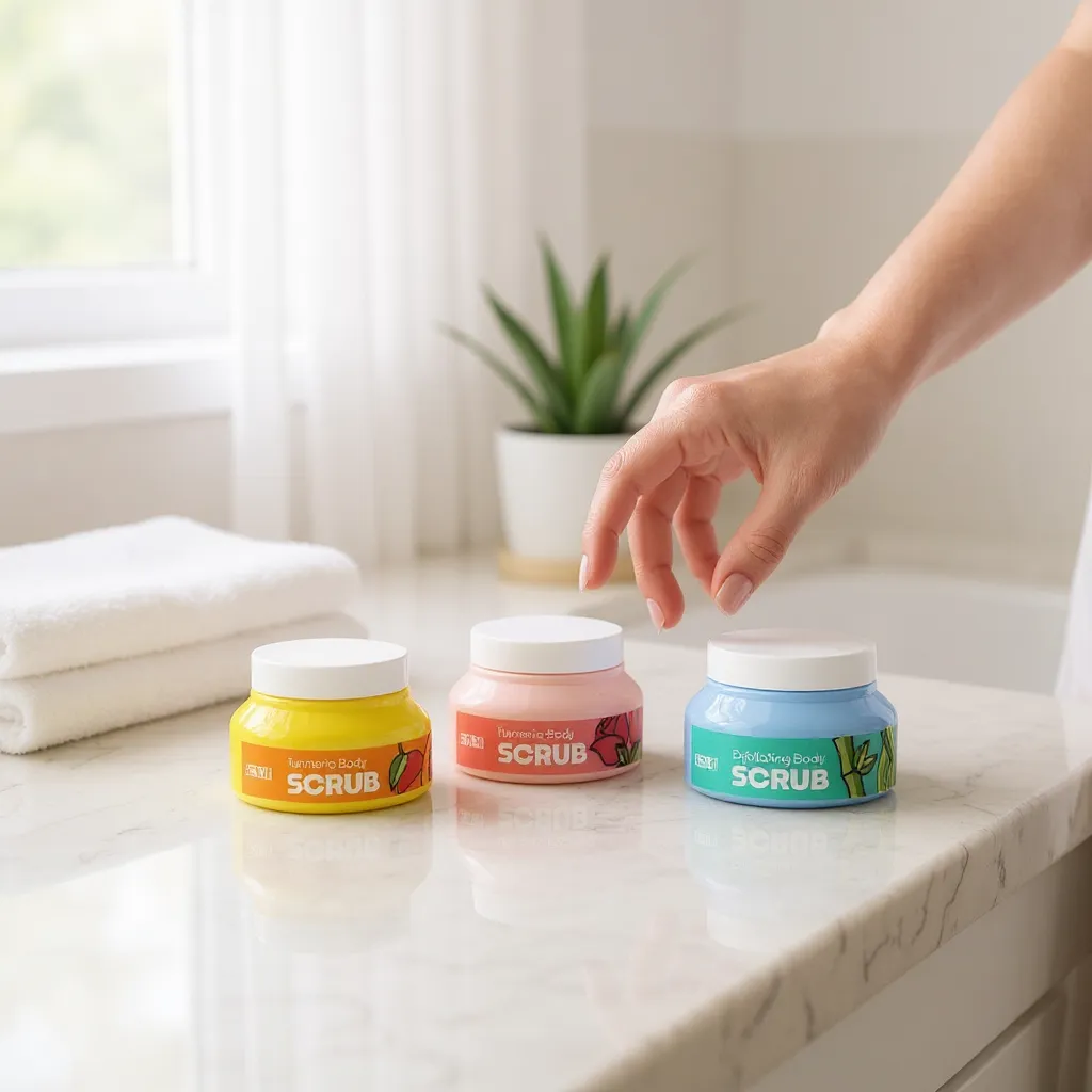 Spirulina & Bamboo body scrub