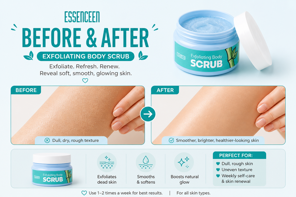 Spirulina & Bamboo body scrub