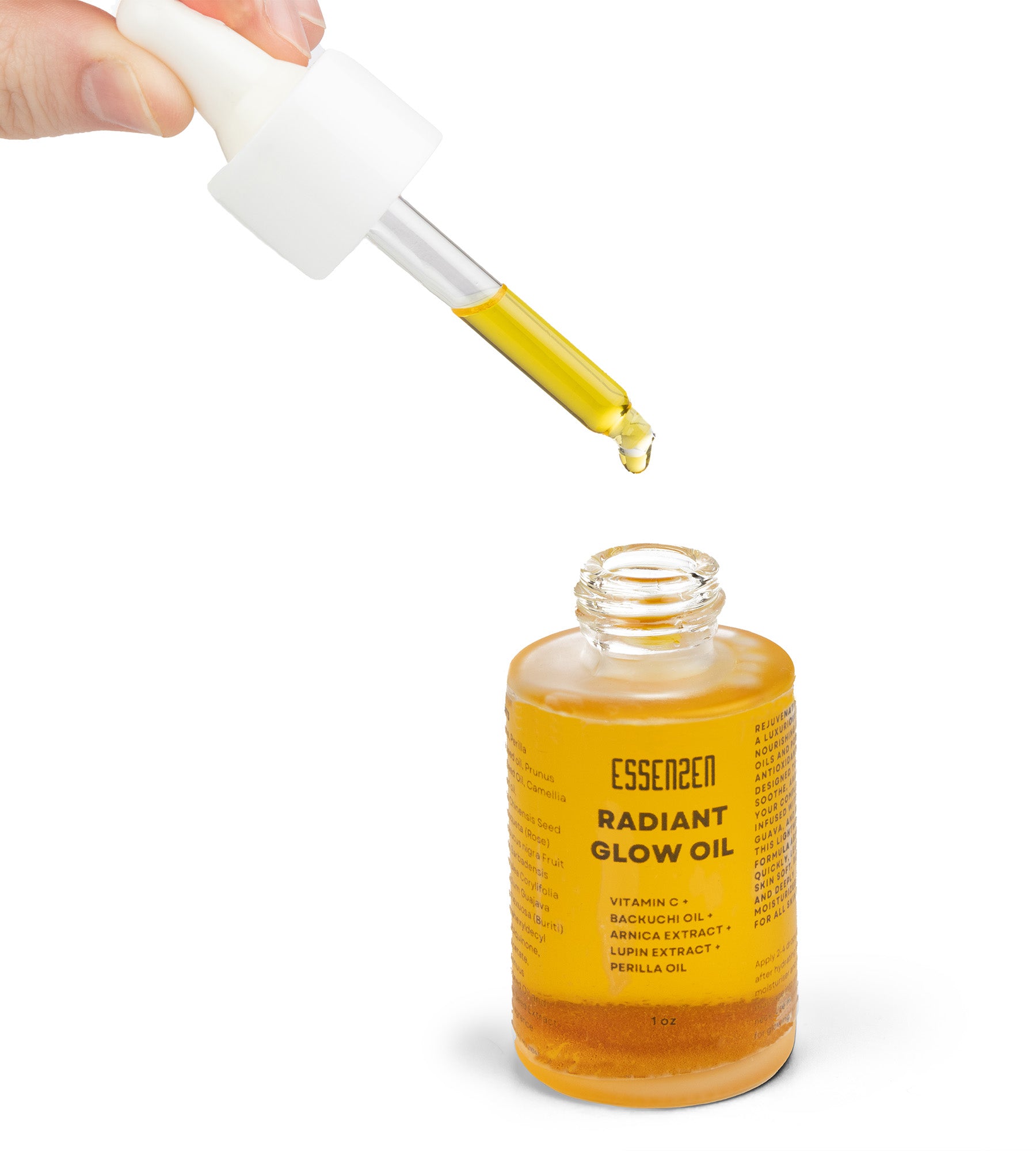 Radiant glow face oil