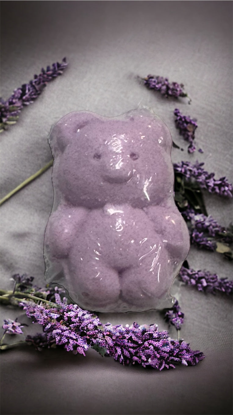 Lavender Bear-Shaped Shower Steamer