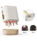 Electric scalp massager/liquid diffuser with red light