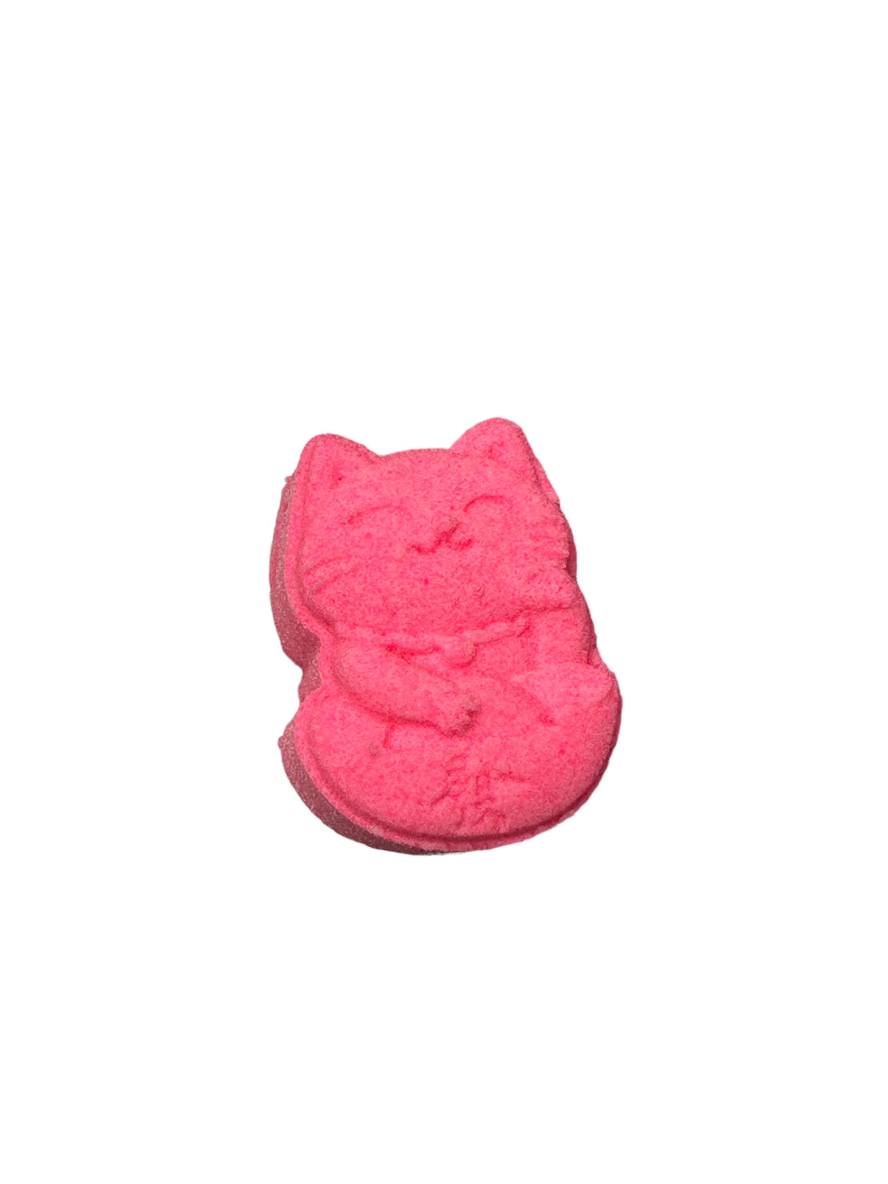 Pink kitty bath bomb 