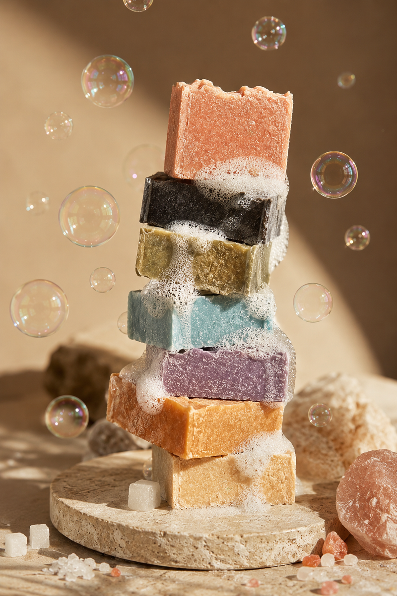 Pink Himalayan Salt Soap Bars
