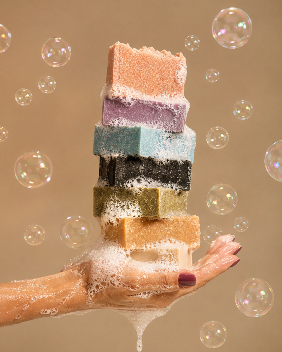 Pink Himalayan Salt Soap Bars