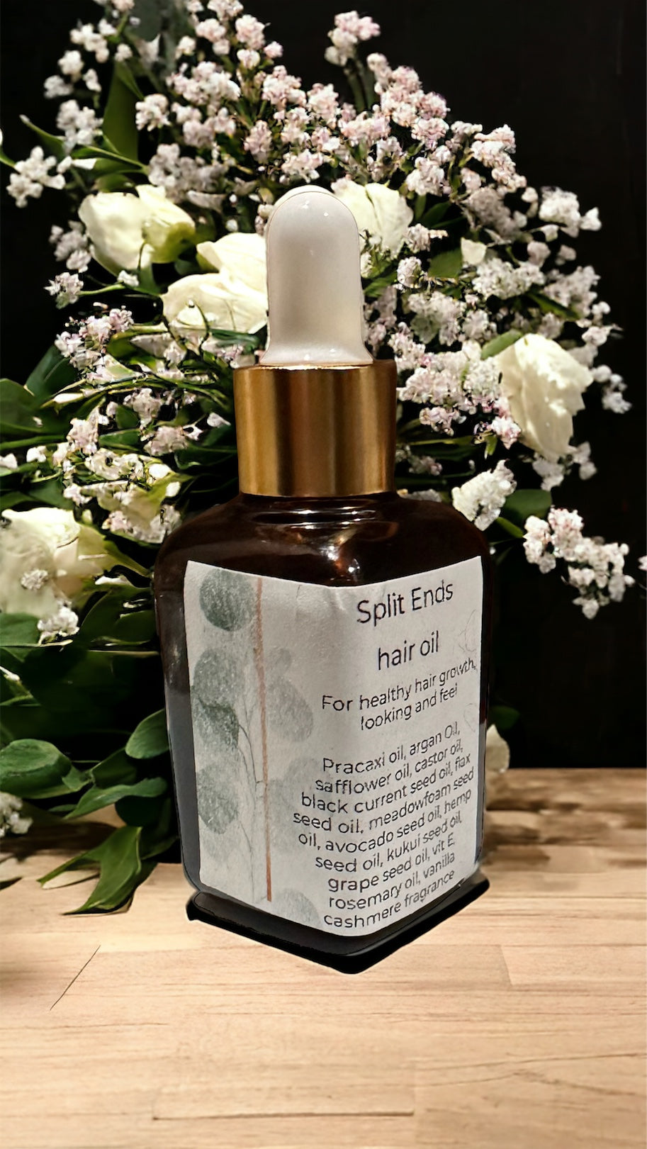 Split ends hair oil