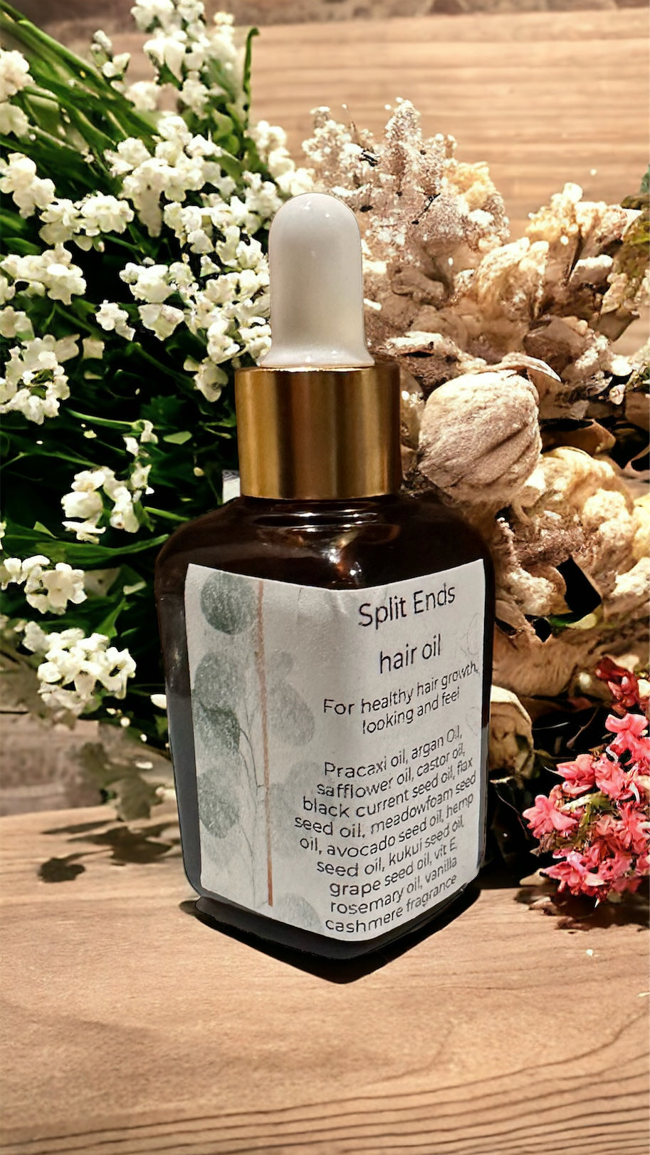 Split ends hair oil