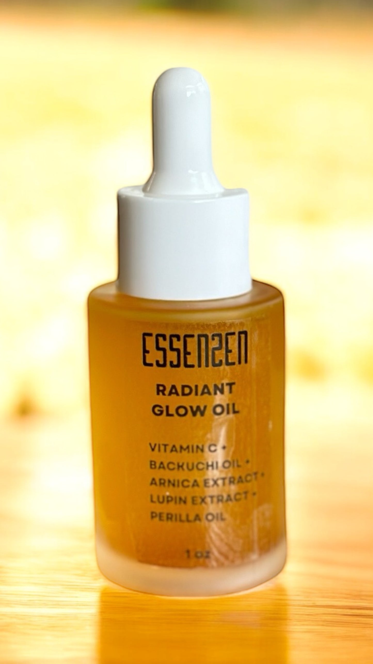 Radiant glow face oil