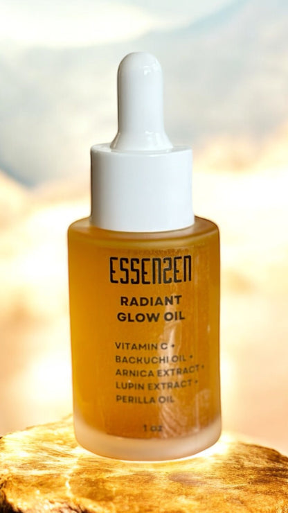 Radiant glow face oil