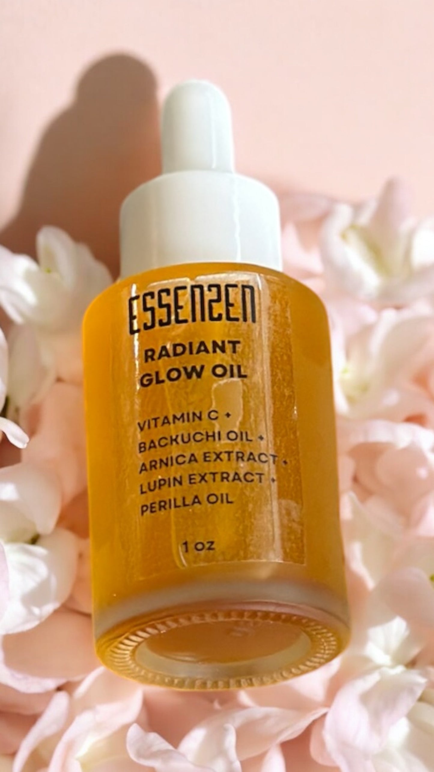 Radiant glow face oil