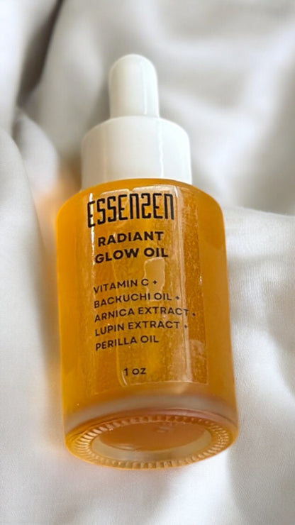 Radiant glow face oil