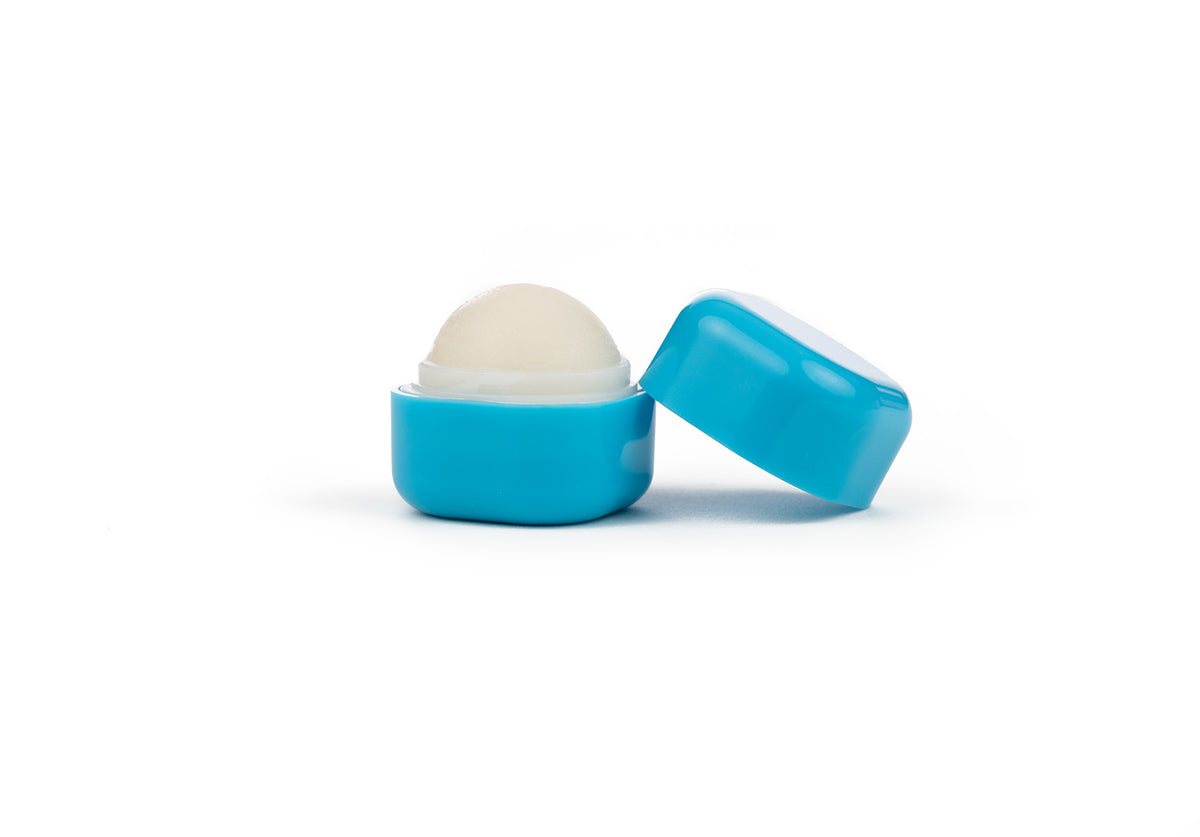 EssenZen cube lip balm packaging with shea butter and tallow formula
