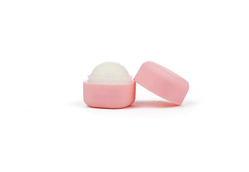 EssenZen Botanicals cube lip balm with shea butter and tallow for soft hydrated lips.
