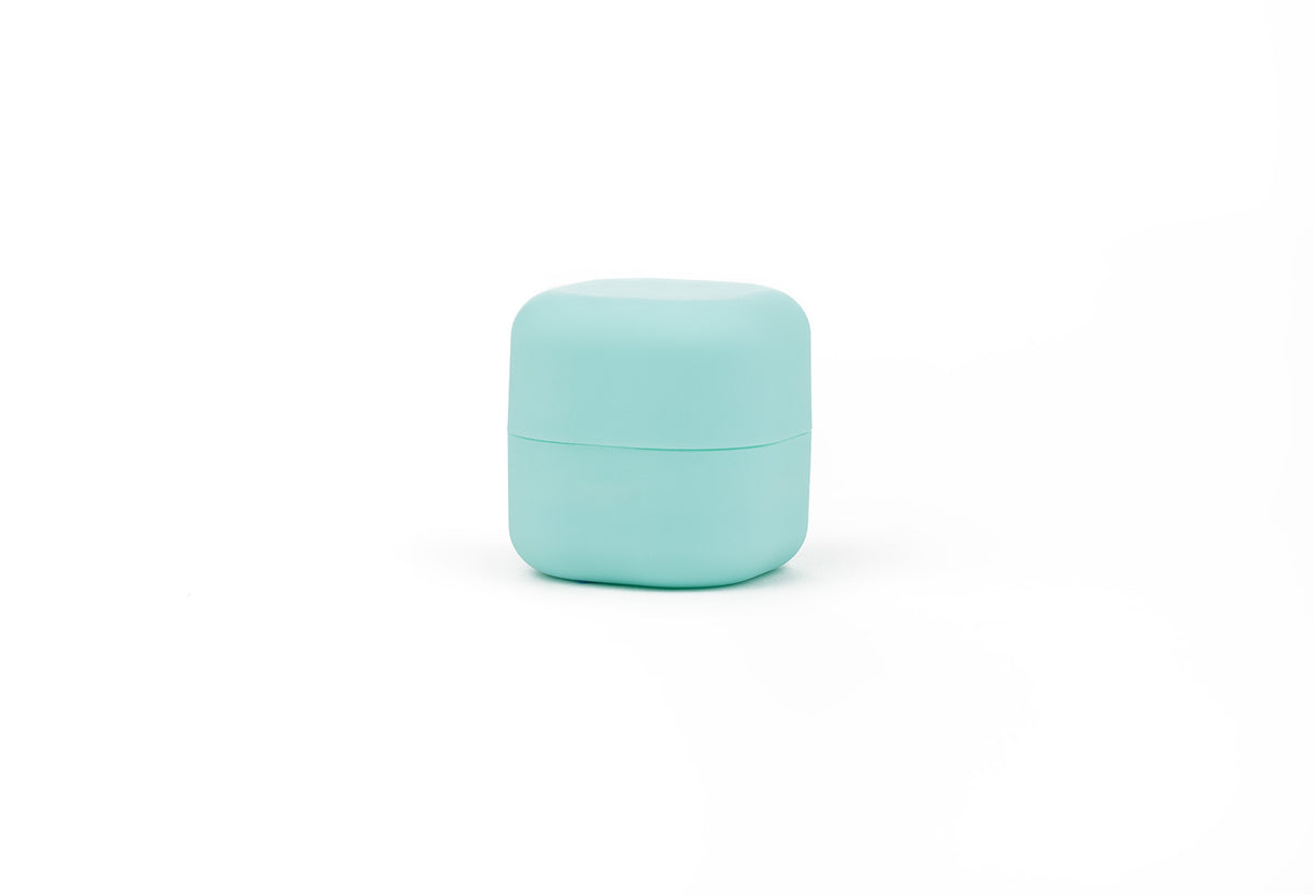 Natural cube lip balm by EssenZen with shea butter and grass-fed tallow